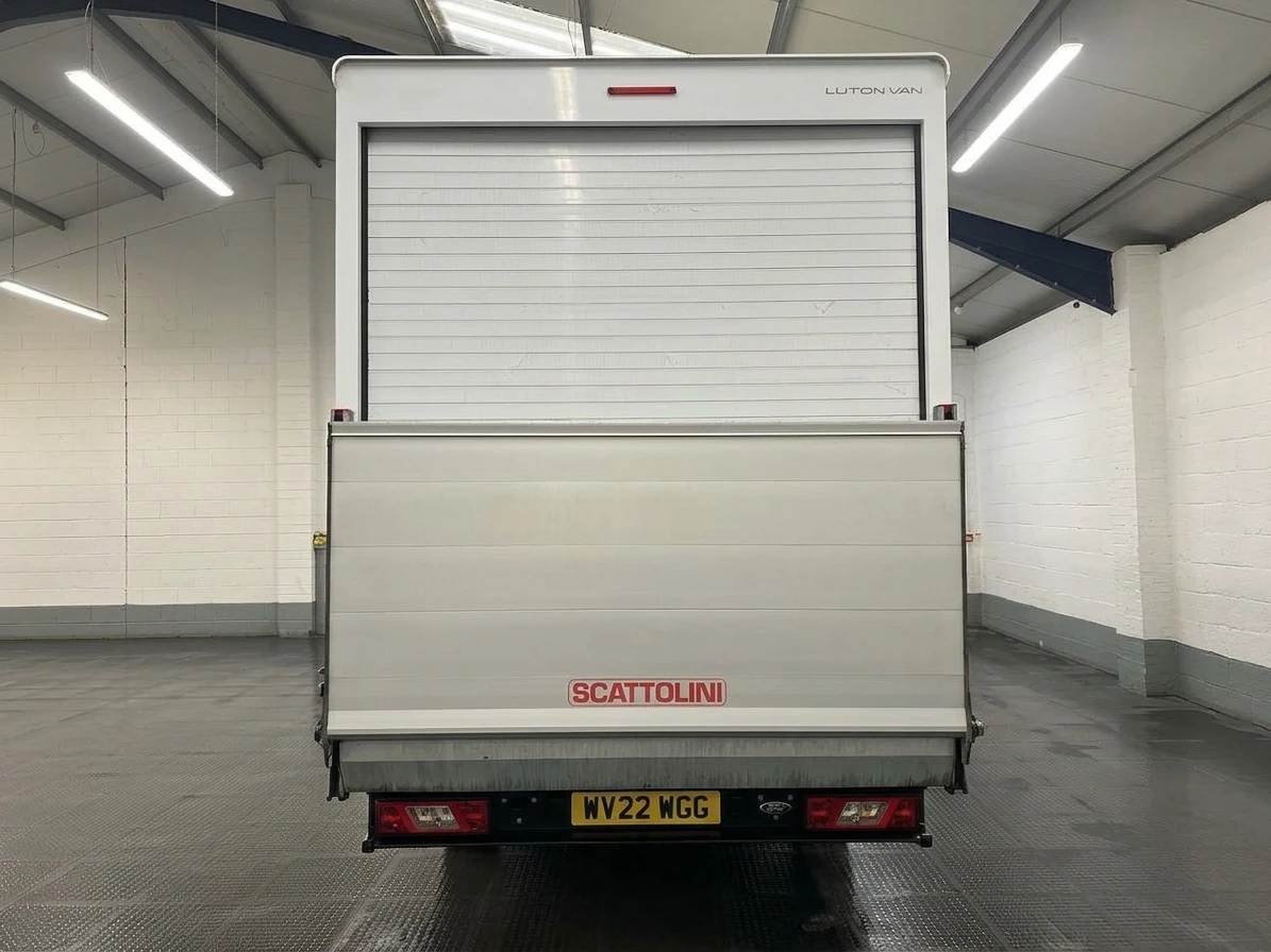 2022 Ford Transit Luton Box Van — rear view