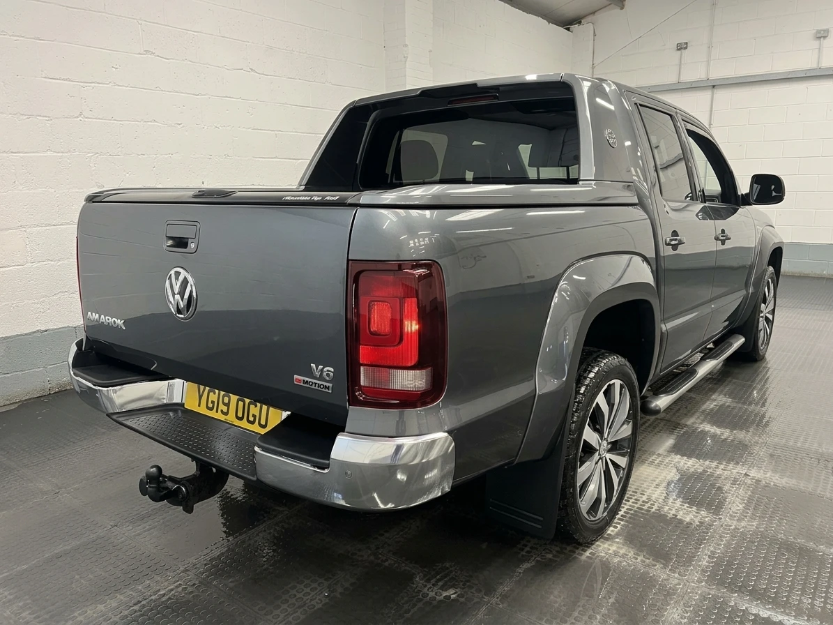 2019 Volkswagen Amarok Double Cab PickUp Van — rear three-quarter view