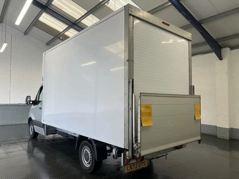 2022 Mercedes-Benz Sprinter Luton Box Van — side view