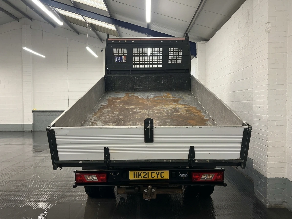 2021 Ford Transit Tipper Van — rear view
