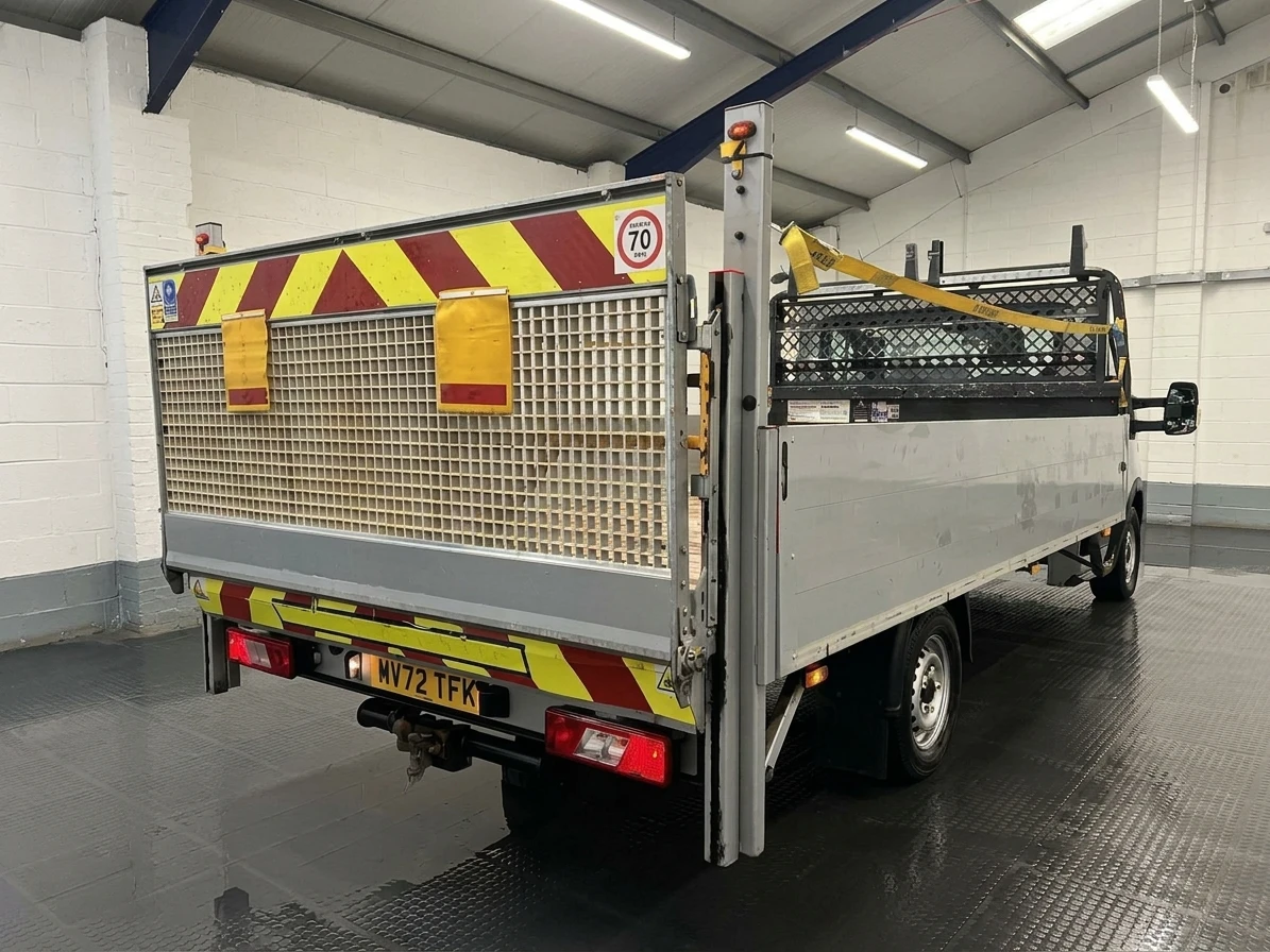 2022 Ford Transit Dropside Van — rear three-quarter view