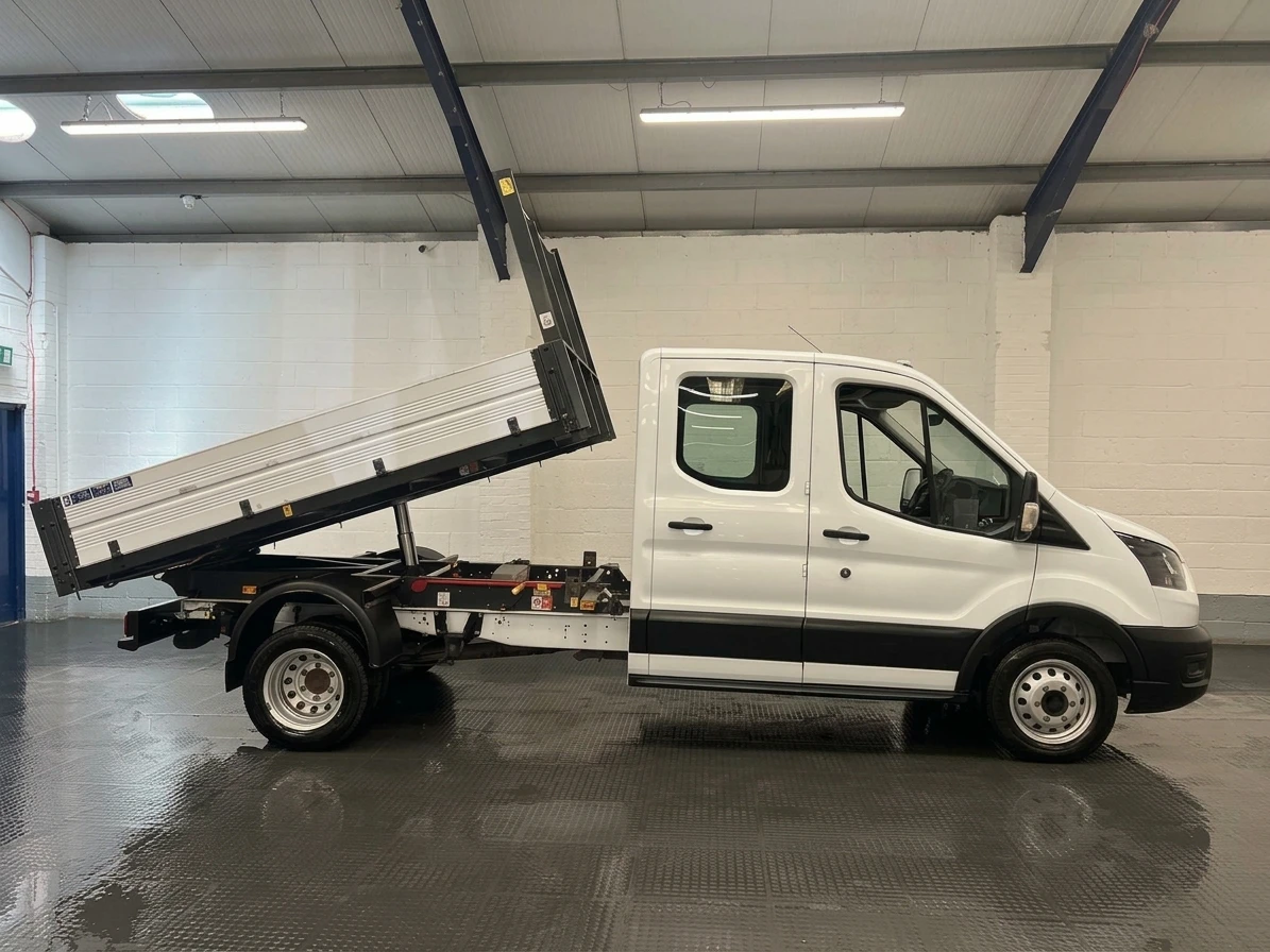 2023 Ford Transit Double Cab Tipper Van — side view