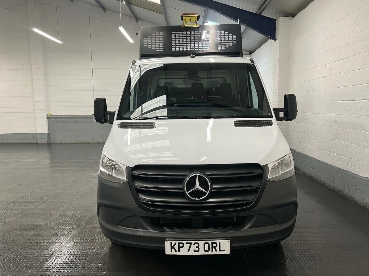 2023 Mercedes-Benz Sprinter Double Cab Tipper Van — front view