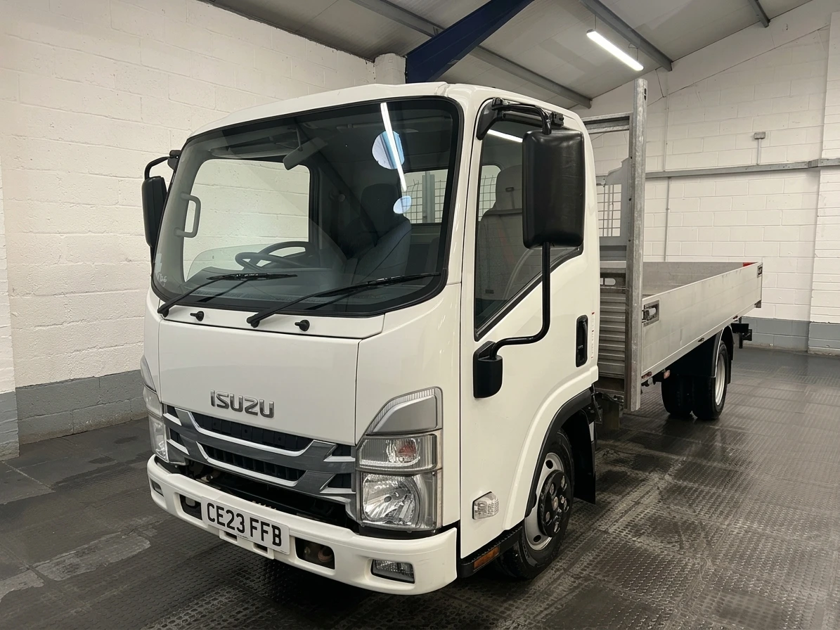 2023 Isuzu Grafter Dropside Van — front three-quarter view