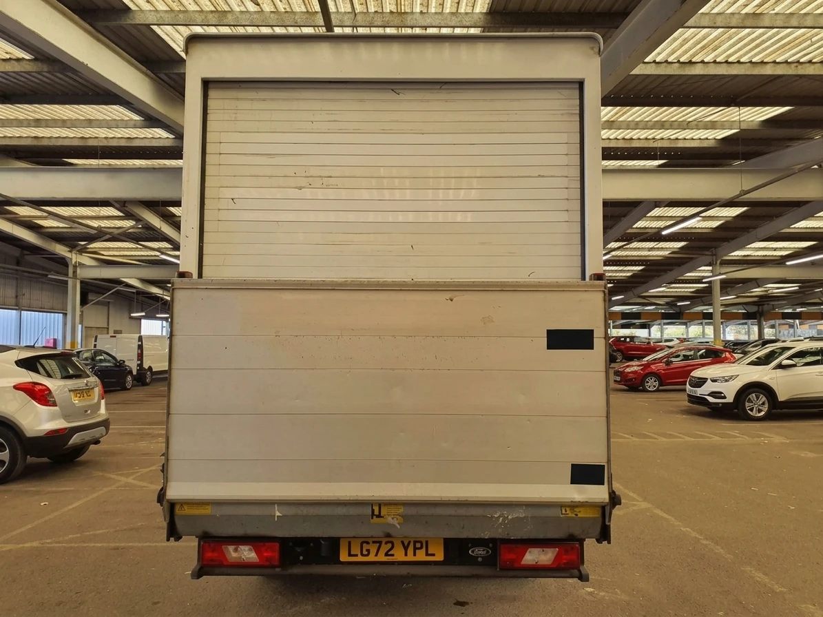 2022 Ford Transit Luton Box Van — rear view