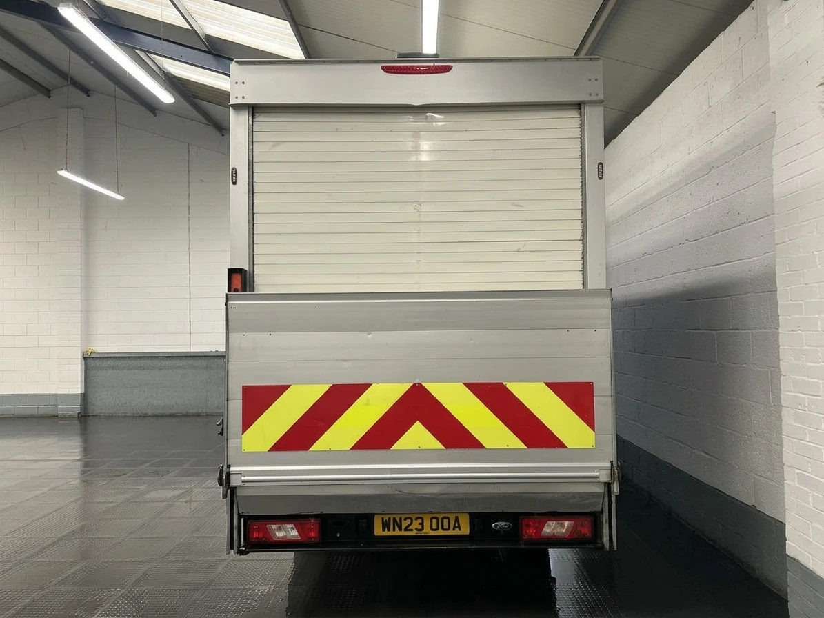 2023 Ford Transit Luton Box Van — rear view
