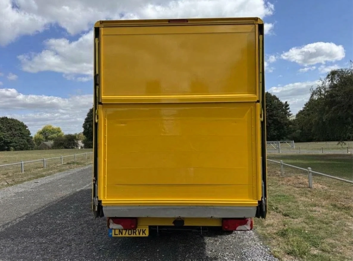 2020 Mercedes-Benz Sprinter CurtainSider Van — rear view