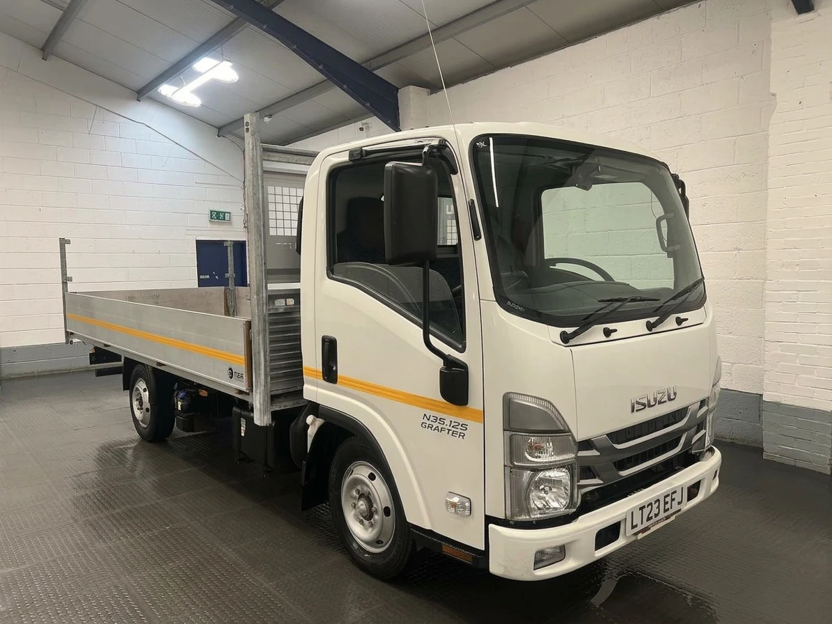 2023 Isuzu Grafter Dropside Van — front three-quarter view