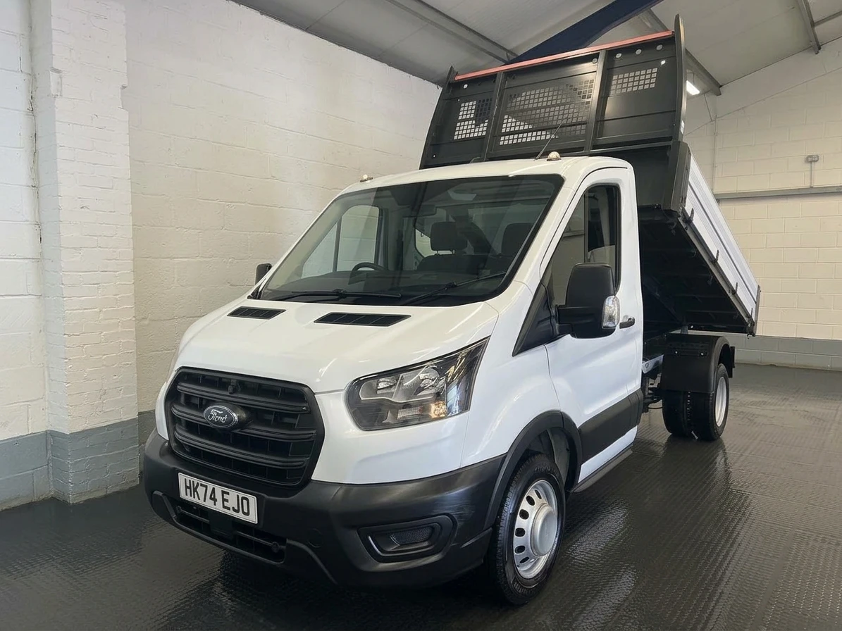 2024 Ford Transit Tipper Van — front three-quarter view