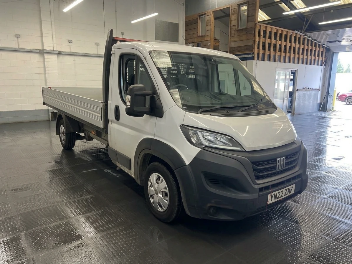 2022 Fiat Ducato Dropside Van — front three-quarter view