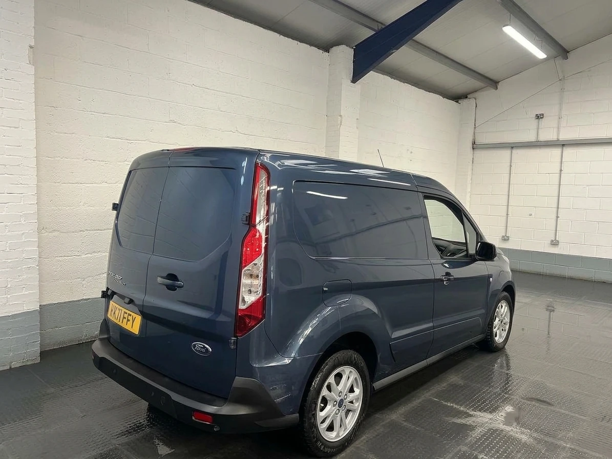 2021 Ford Transit Connect Panel Van — rear three-quarter view