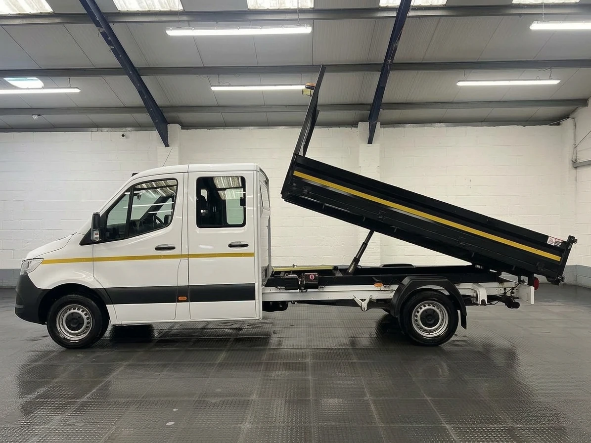 2023 Mercedes-Benz Sprinter Tipper Van — side view
