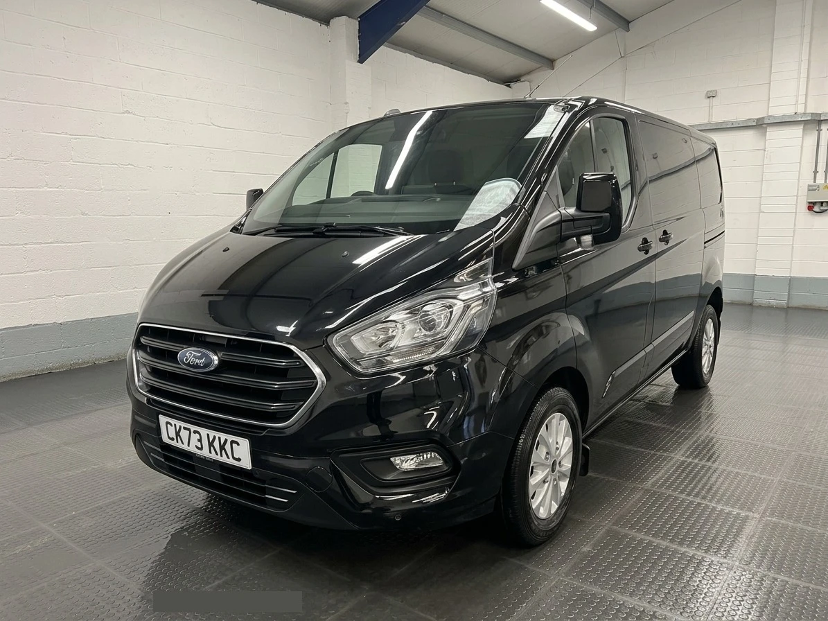 2023 Ford Transit Custom Panel Van — front three-quarter view