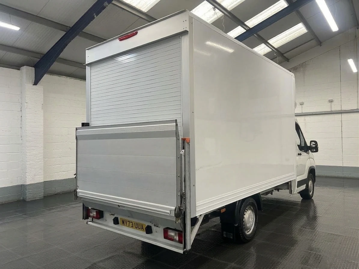 2023 Maxus Deliver 9 Luton Box Van — rear three-quarter view