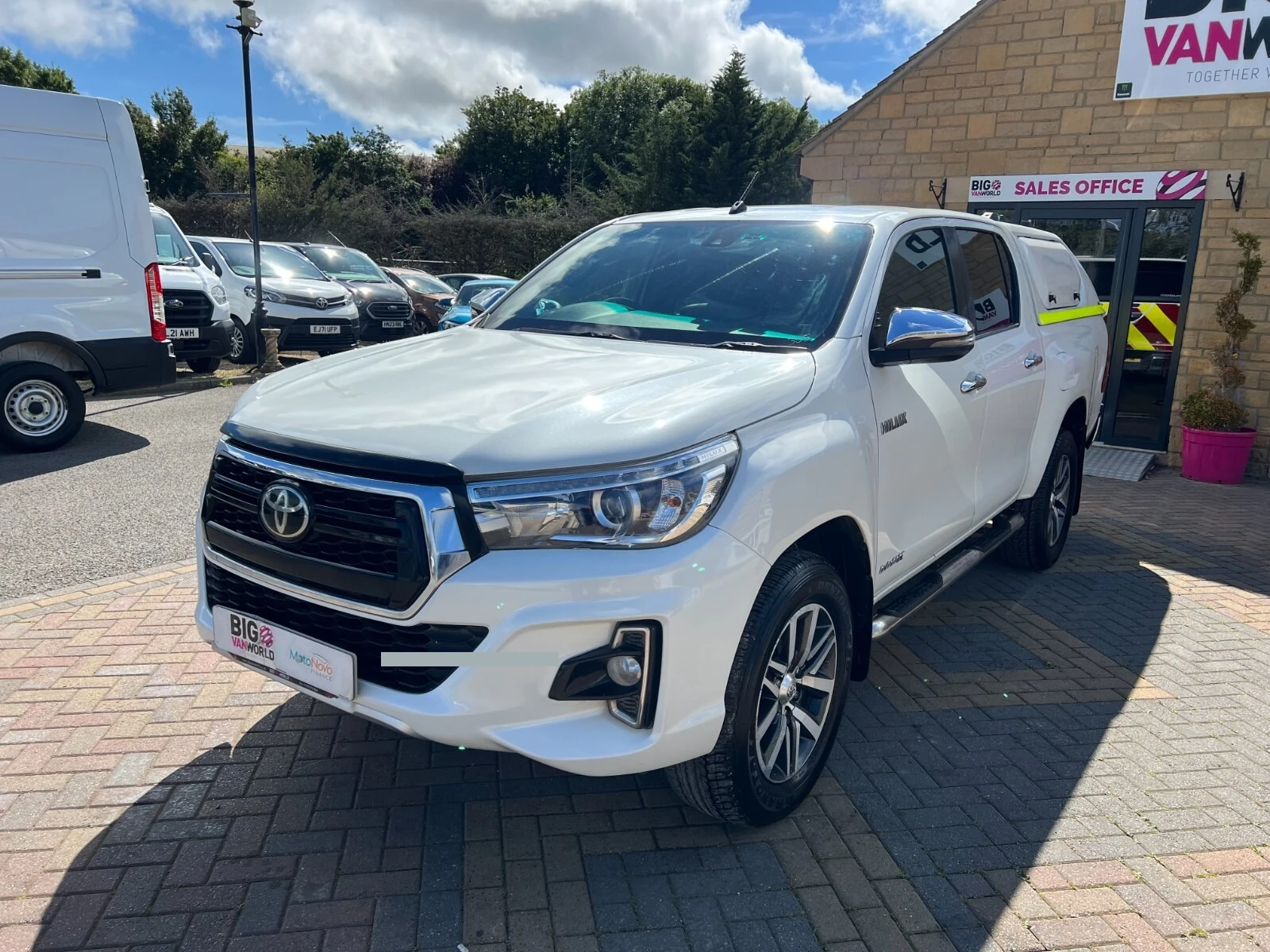 2019 Toyota Hilux Double Cab PickUp Van — front three-quarter view