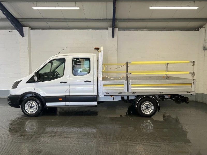 2023 Ford Transit Double Cab Dropside Van — side view