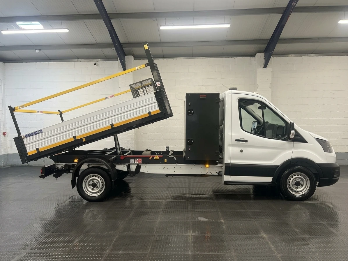 2022 Ford Transit Tipper Van — side view
