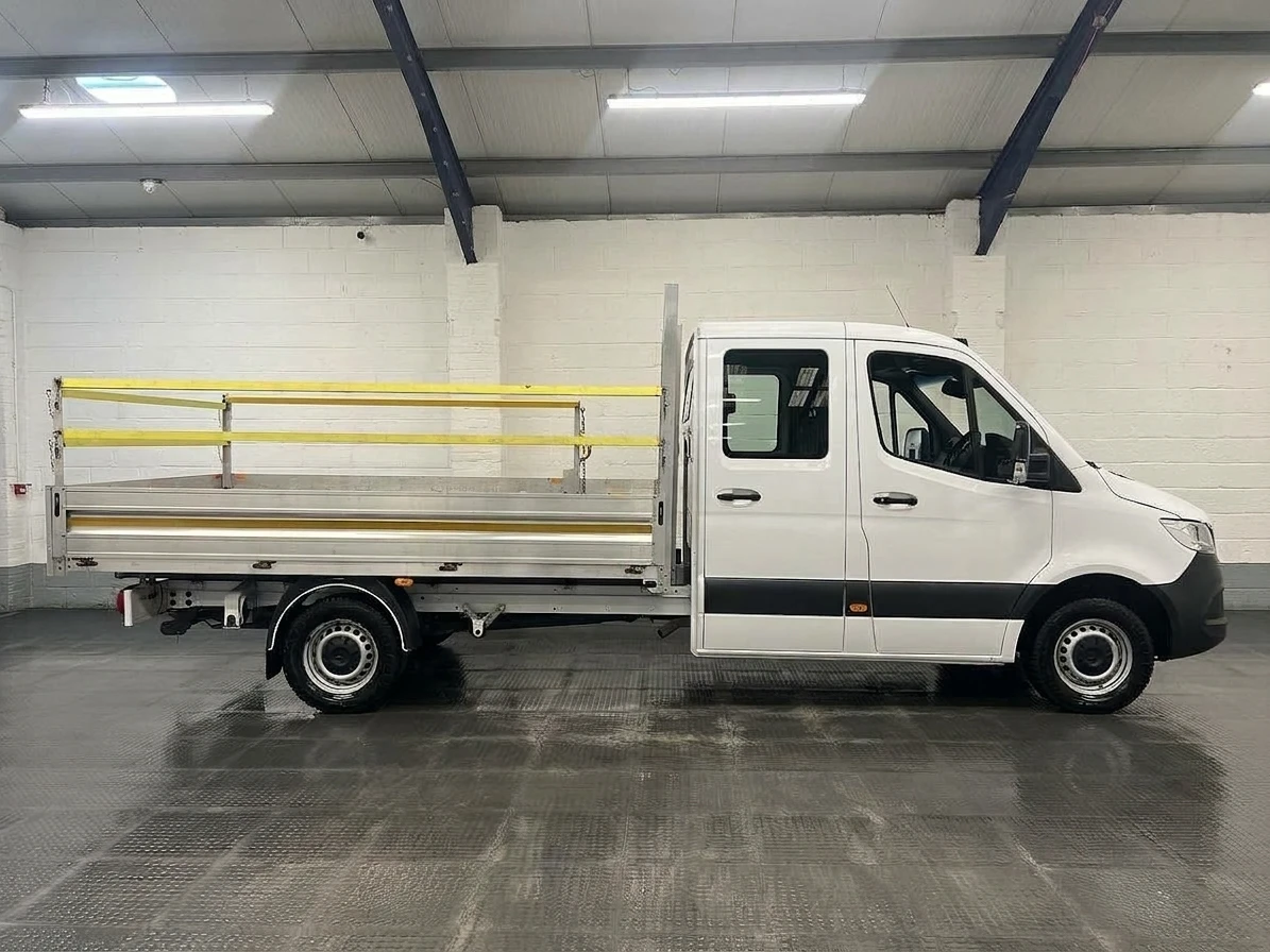 2023 Mercedes-Benz Sprinter Double Cab Dropside Van — side view