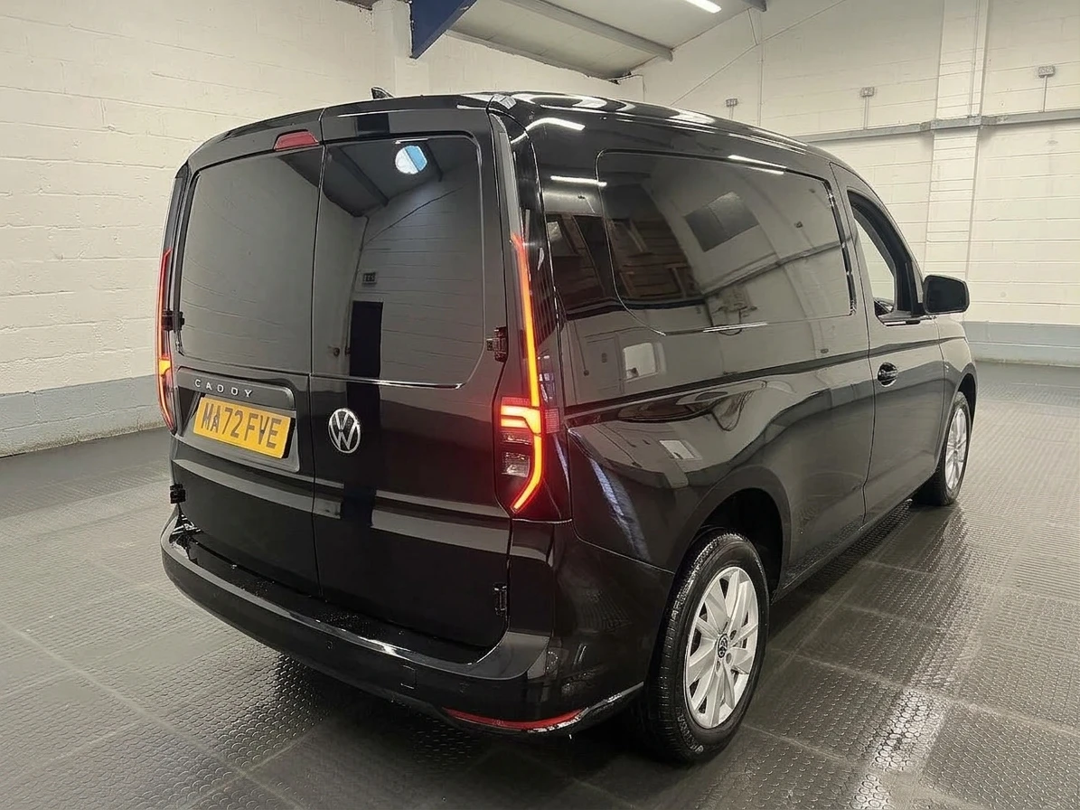 2022 Volkswagen Caddy Panel Van — rear three-quarter view