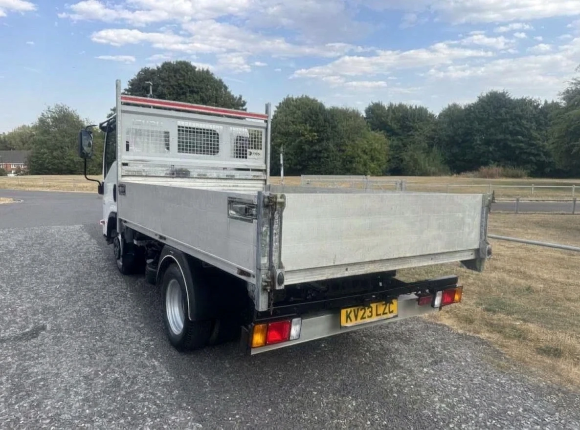 2023 Isuzu Grafter Tipper Van — rear three-quarter view