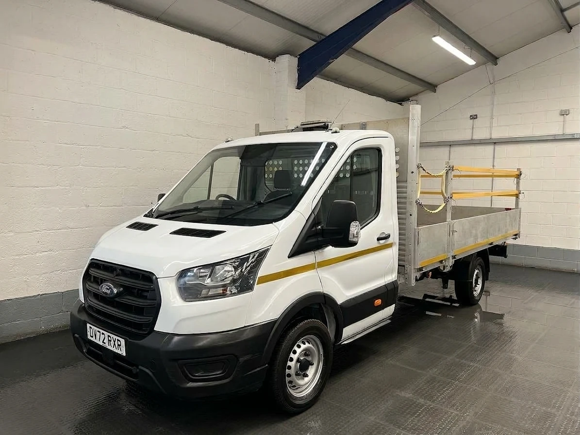 2022 Ford Transit Dropside Van — front three-quarter view