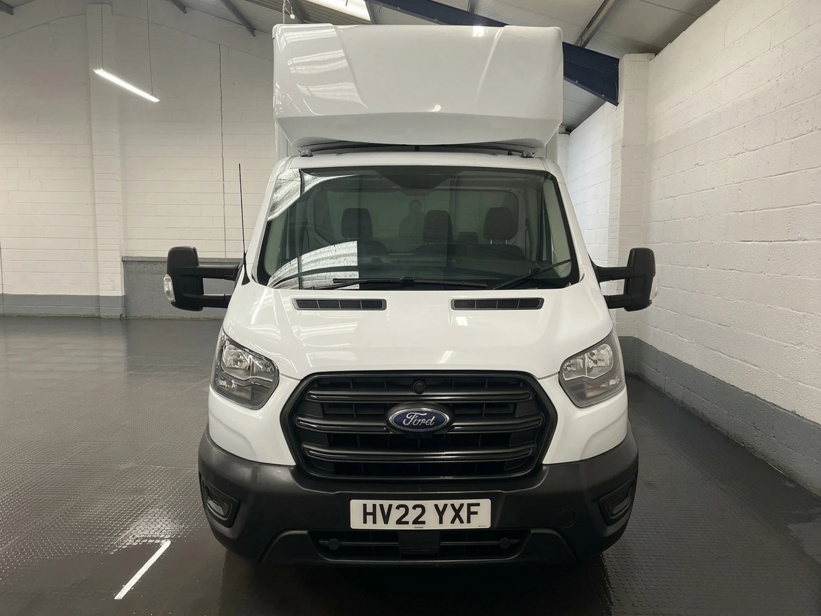 2022 Ford Transit Luton Box Van — front view