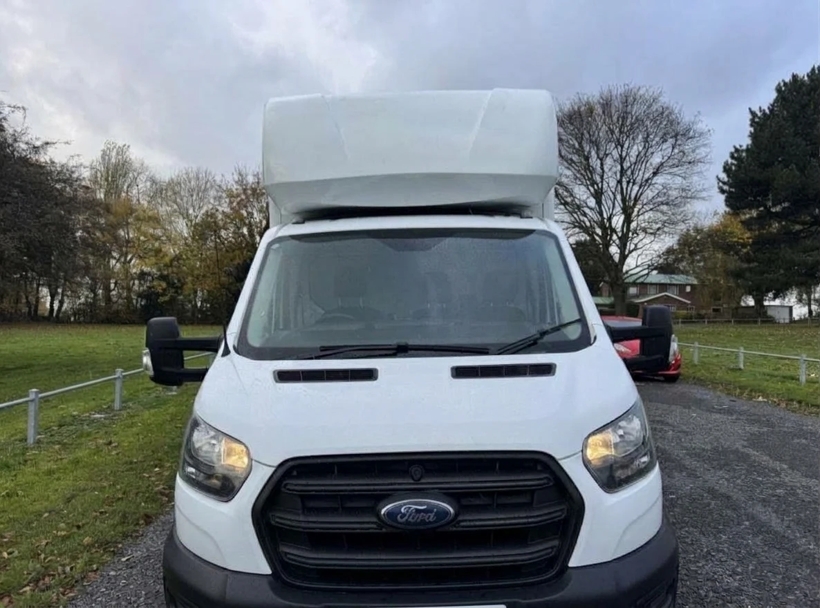2021 Ford Transit Luton Box Van — front view