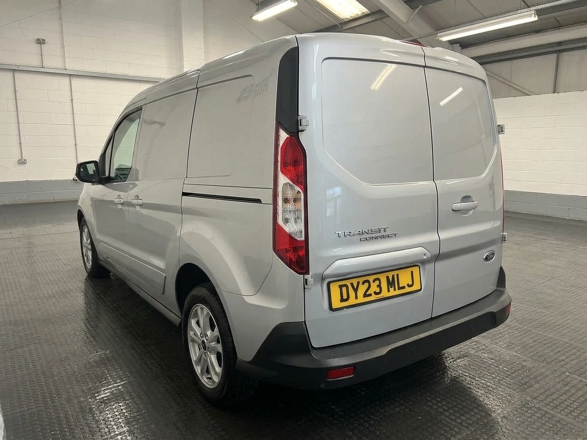 2023 Ford Transit Connect Panel Van — rear three-quarter view