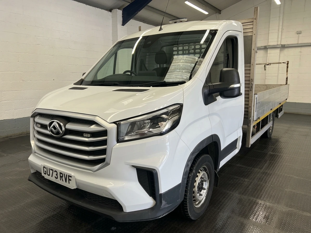 2023 Maxus Deliver 9 Dropside Van — front three-quarter view