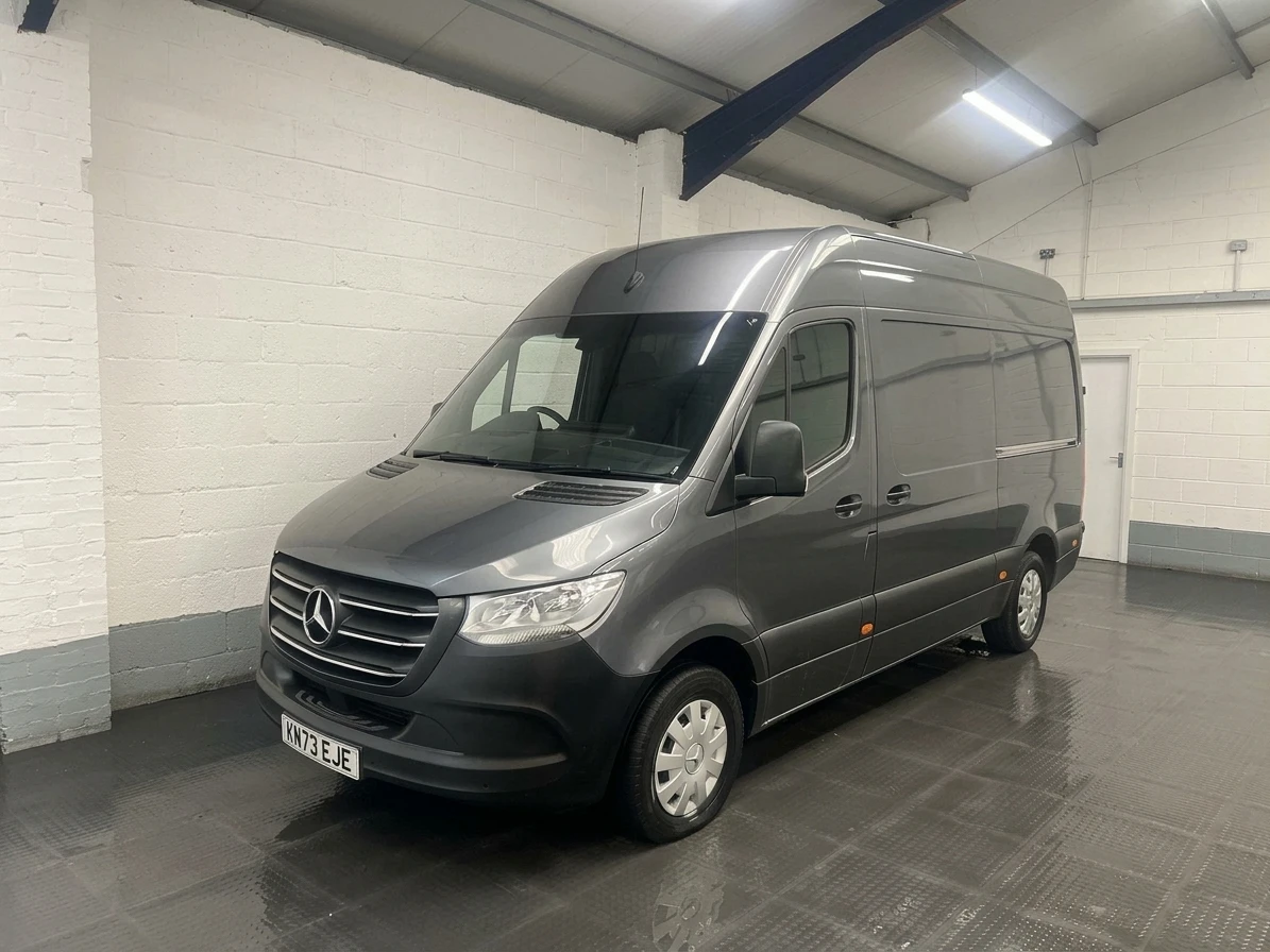 2023 Mercedes-Benz Sprinter High Roof Panel Van — front three-quarter view