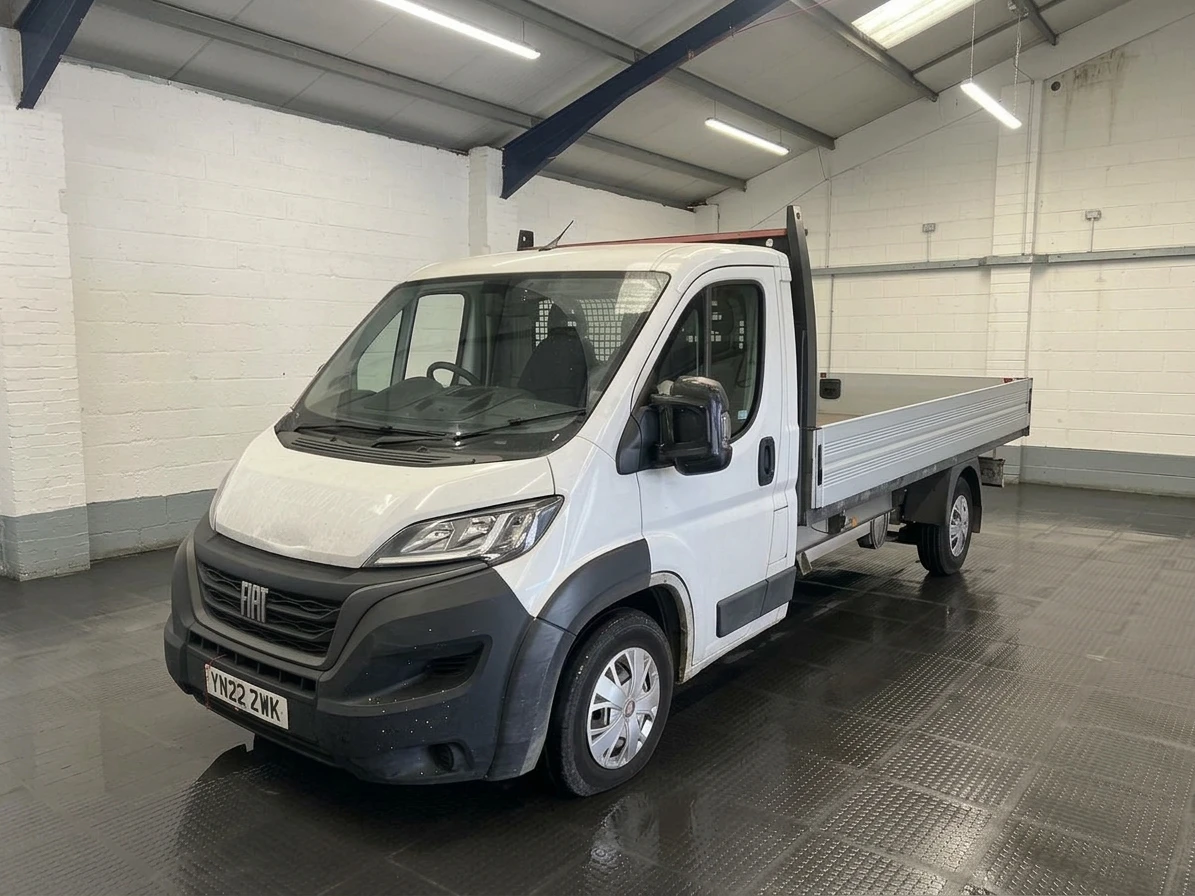 2022 Fiat Ducato Dropside Van — front three-quarter view