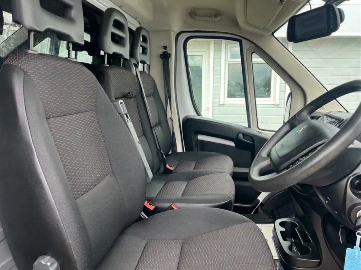 2022 Peugeot Boxer Dropside Van — cab interior