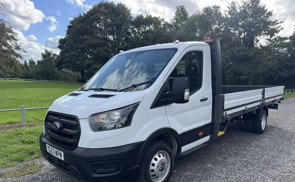 2023 Ford Transit Dropside Van — front three-quarter view
