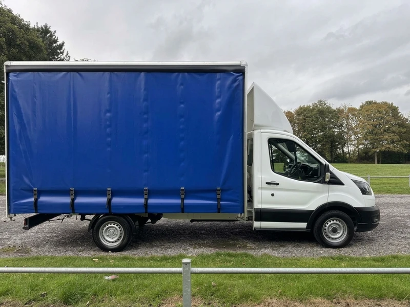 2022 Ford Transit CurtainSider Van — side view