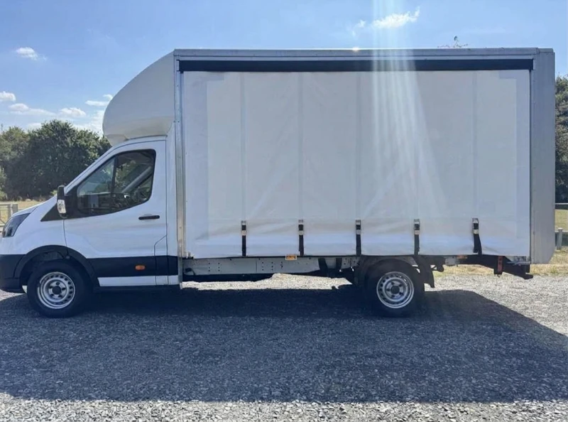 2022 Ford Transit CurtainSider Van — side view
