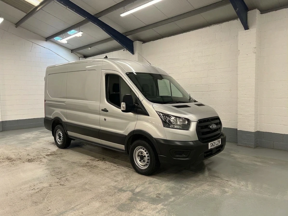2021 Ford Transit Panel Van — front three-quarter view