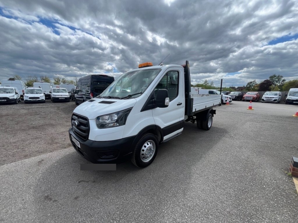 2022 Ford Transit Tipper Van — front three-quarter view