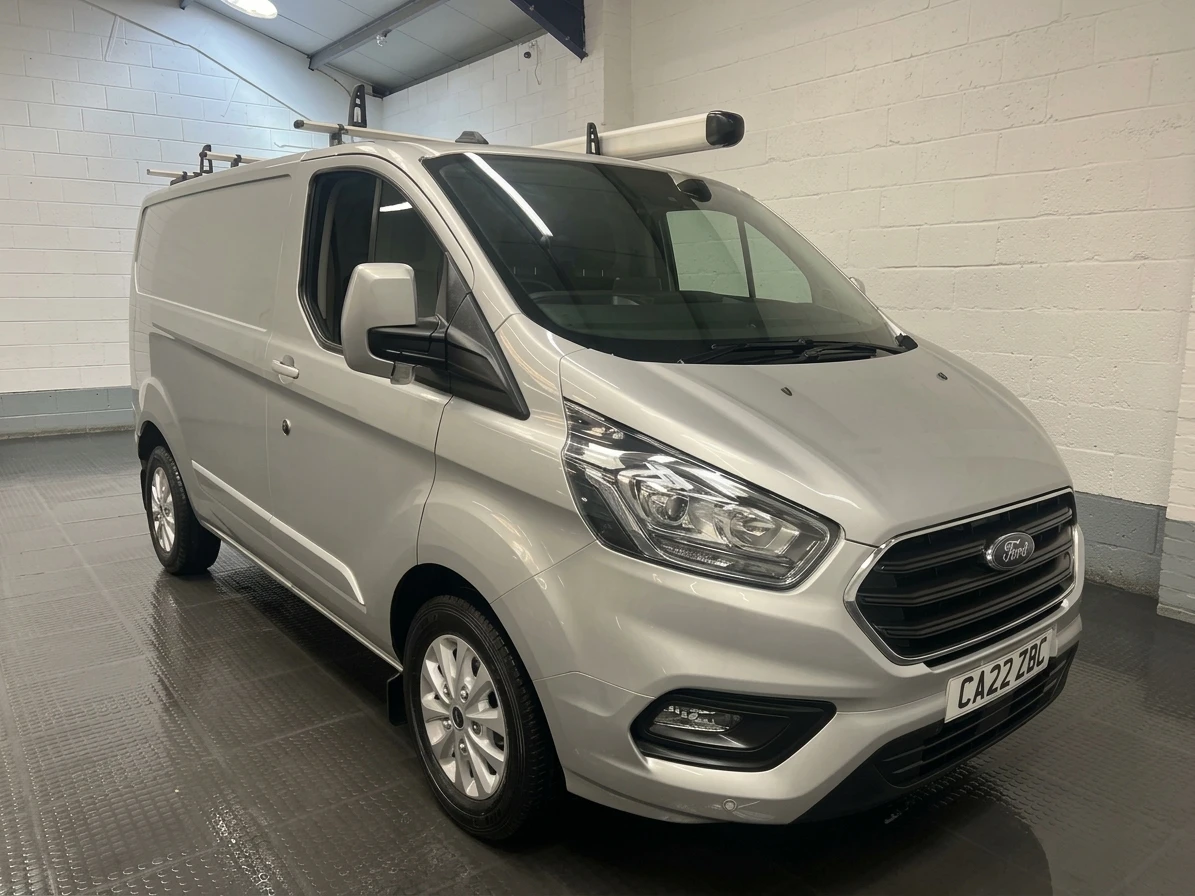 2022 Ford Transit Custom Panel Van — front three-quarter view