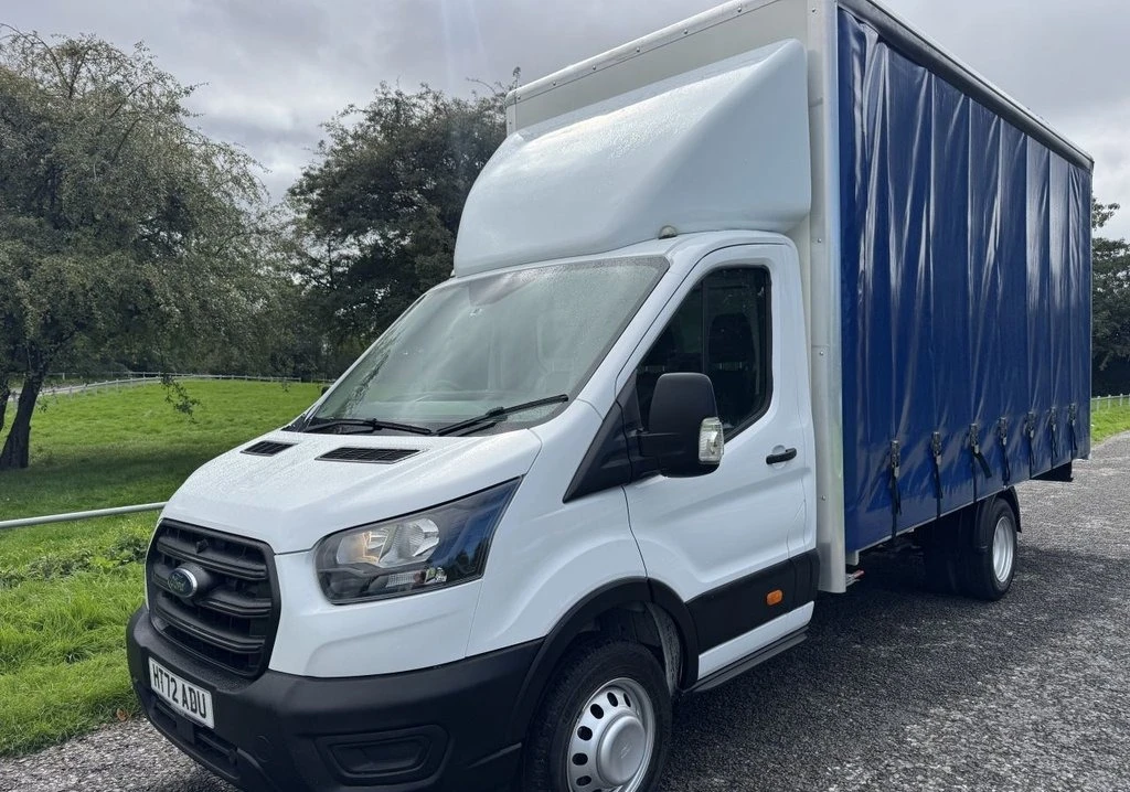 2022 Ford Transit CurtainSider Van — front three-quarter view