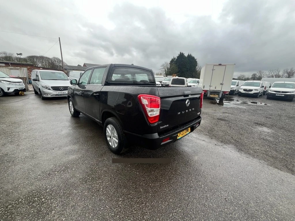 2023 SsangYong Musso Double Cab PickUp Van — rear three-quarter view