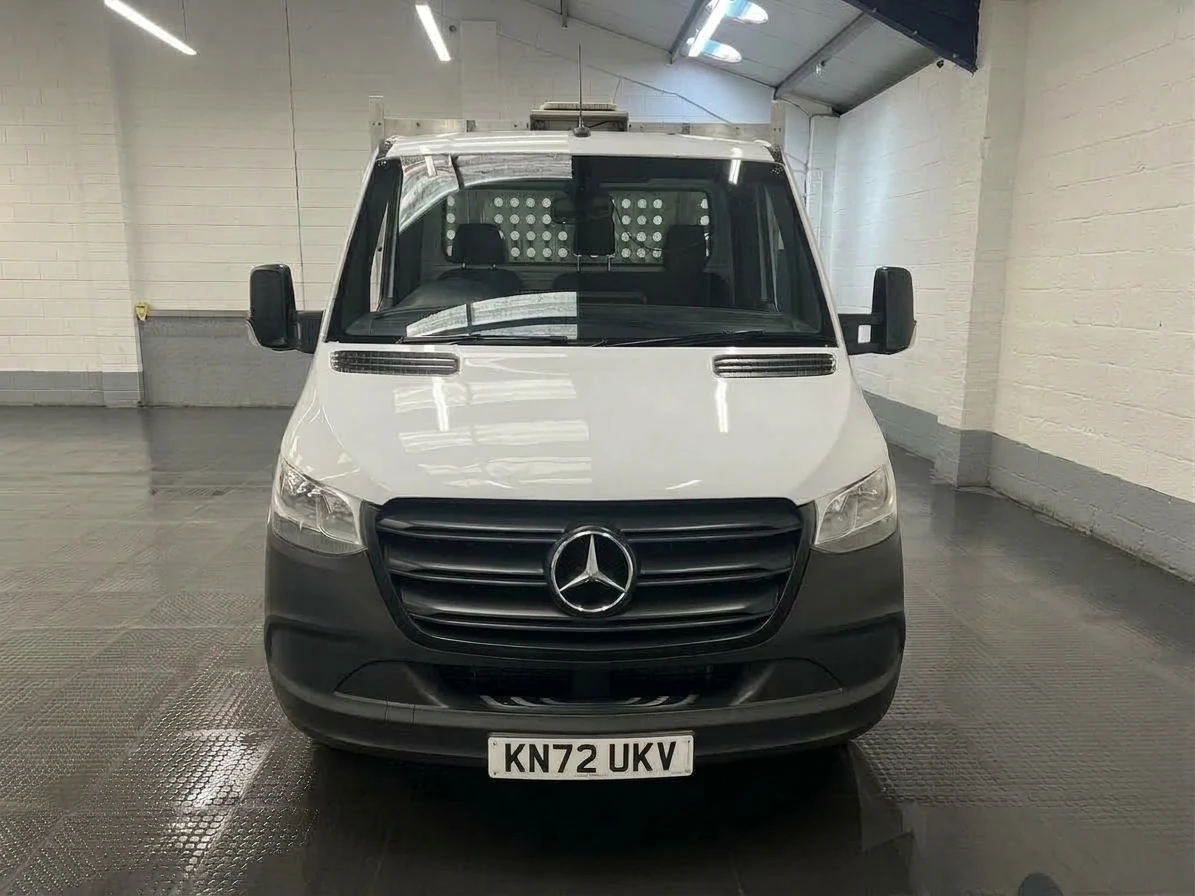 2023 Mercedes-Benz Sprinter Dropside Van — front view