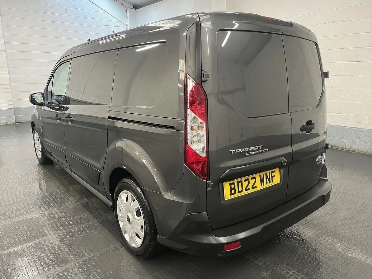2022 Ford Transit Connect Panel Van — rear three-quarter view