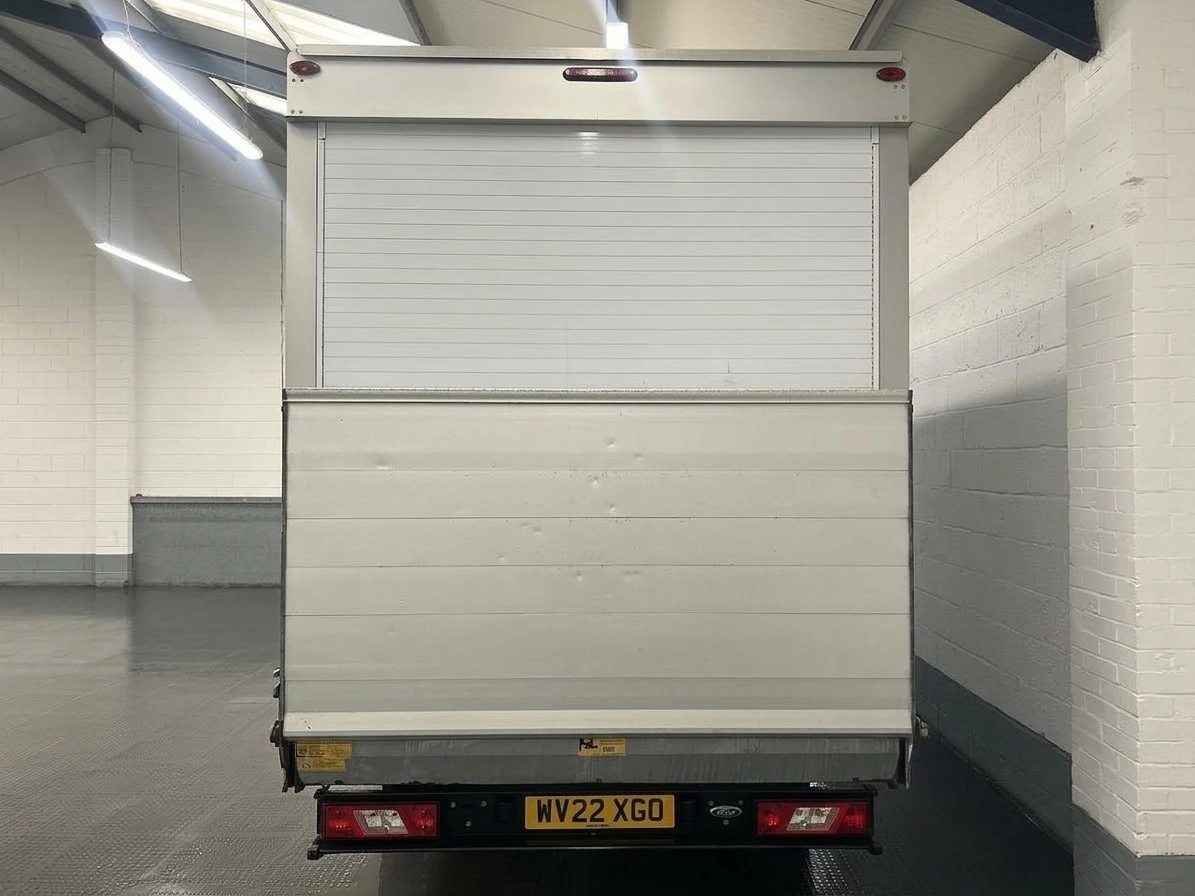 2022 Ford Transit Luton Box Van — rear view