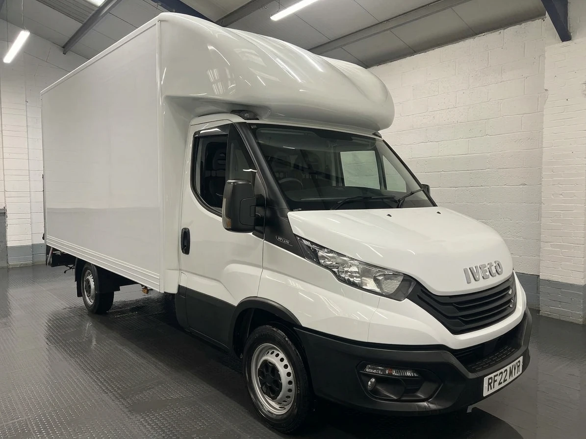 2022 Iveco Daily Luton Box Van — front three-quarter view
