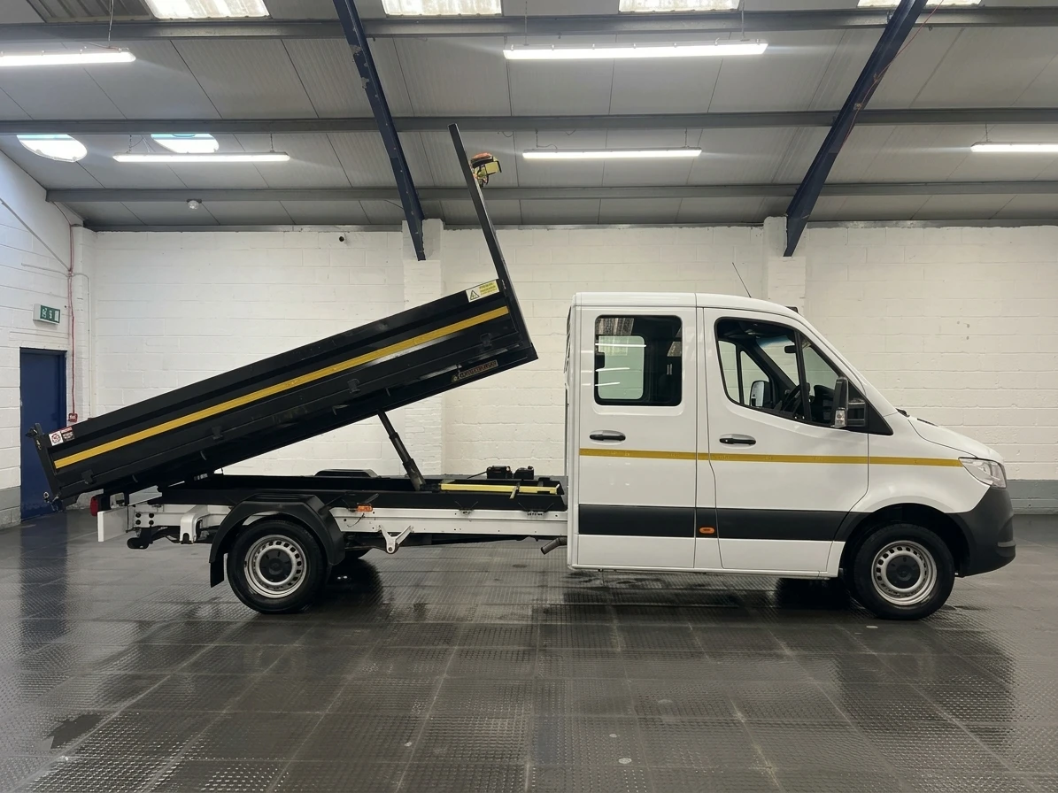 2023 Mercedes-Benz Sprinter Tipper Van — side view
