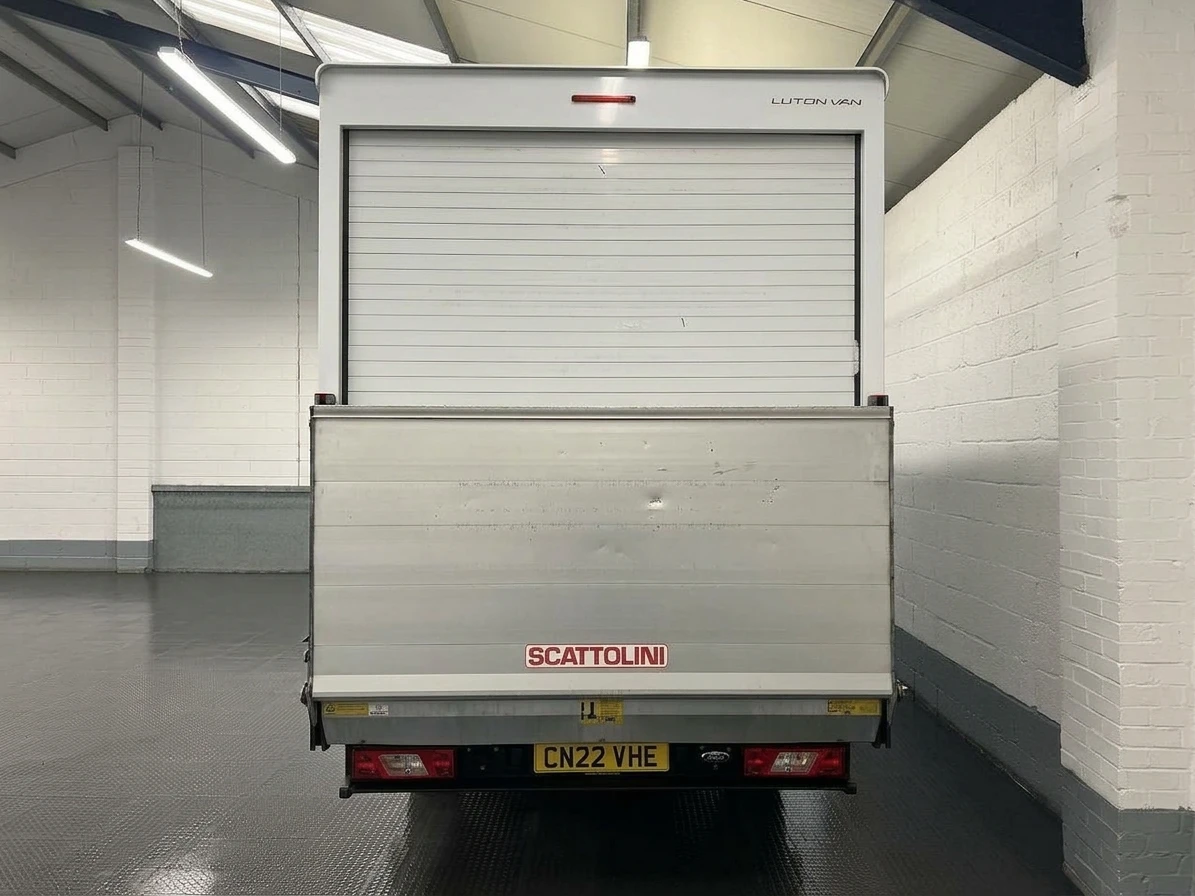 2022 Ford Transit Luton Box Van — rear view