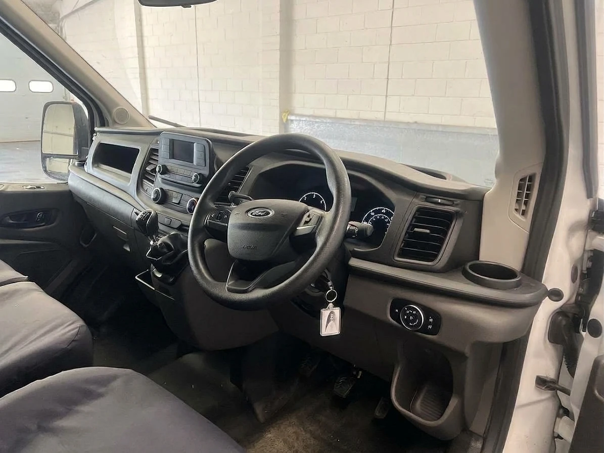 2021 Ford Transit Tipper Van — cab interior