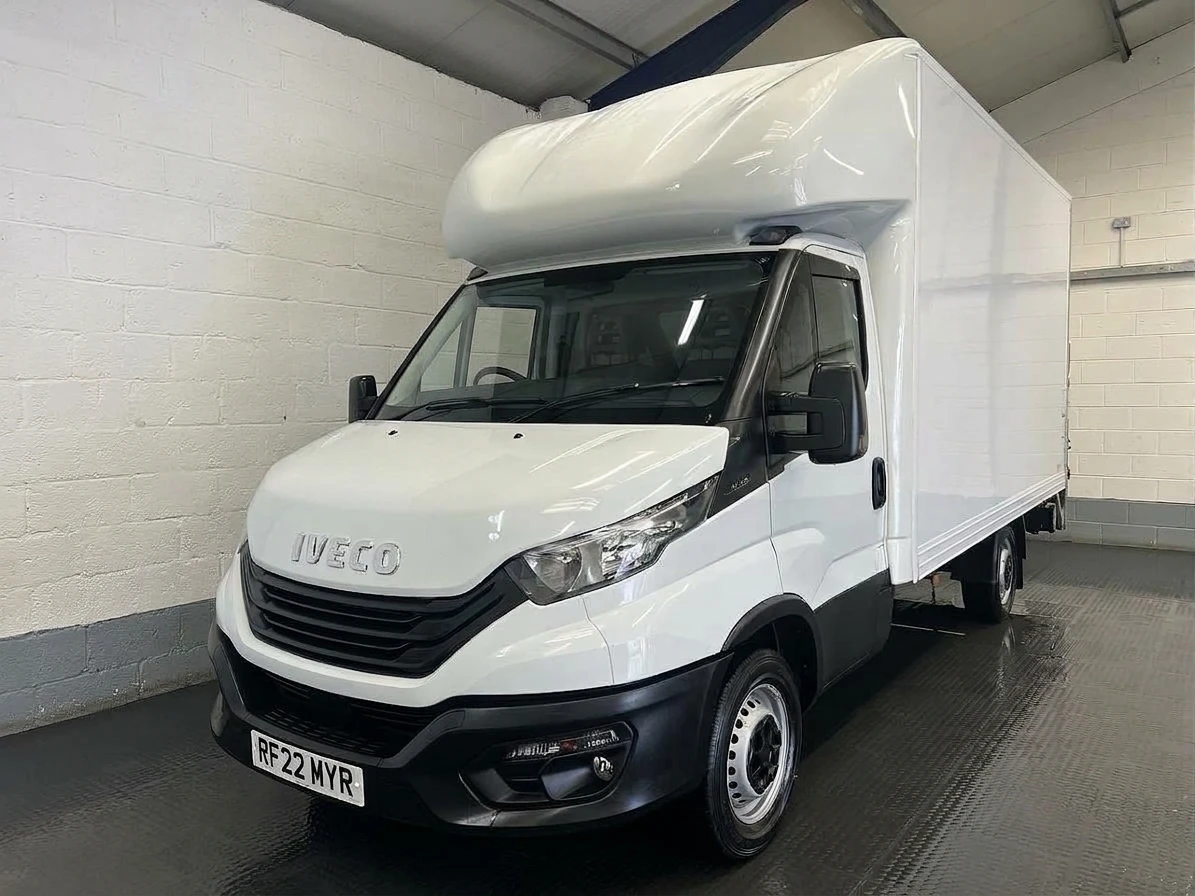 2022 Iveco Daily Luton Box Van — front three-quarter view