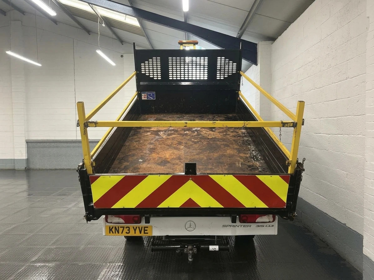 2023 Mercedes-Benz Sprinter Double Cab Tipper Van — rear view
