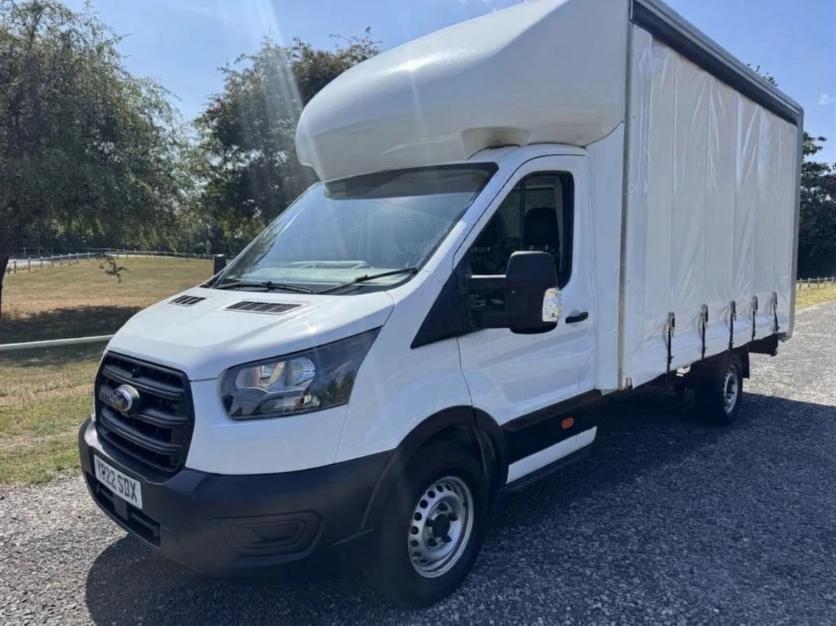 2022 Ford Transit CurtainSider Van — front three-quarter view